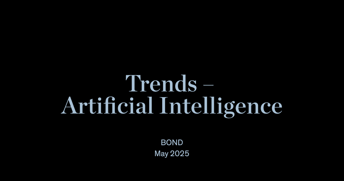 Trends - Artificial Intelligence (BOND)