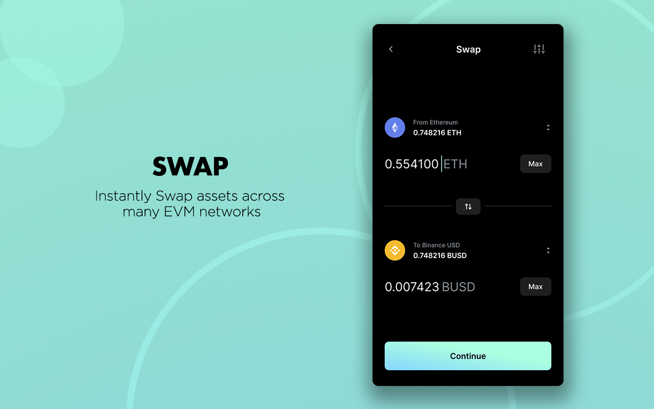 CLV Wallet cross-chain swap