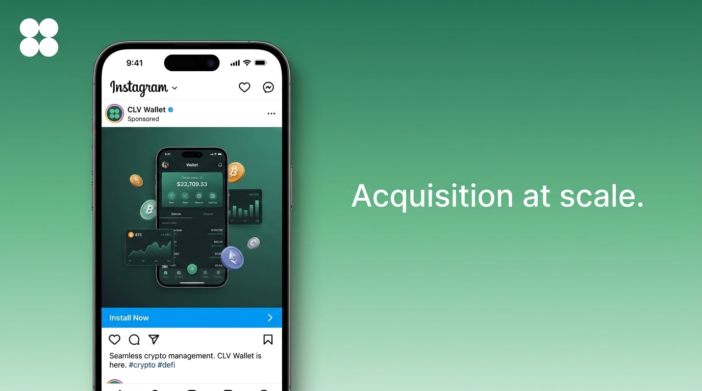 Meta ad creative for the CLV Wallet
