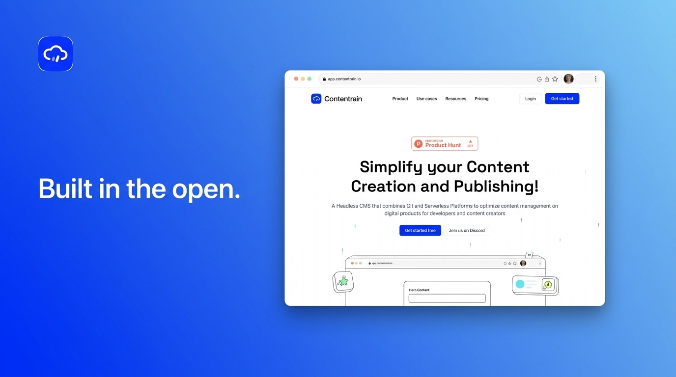 Contentrain go-to-market launch